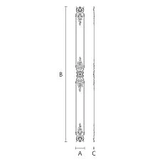 Polyurethane decoration set CPU.VRS-058 drawing
