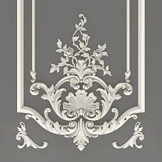 Polyurethane relief decoration CPU.VRS-059 used for ceiling decoration, creating an atmosphere of luxury and elegance.