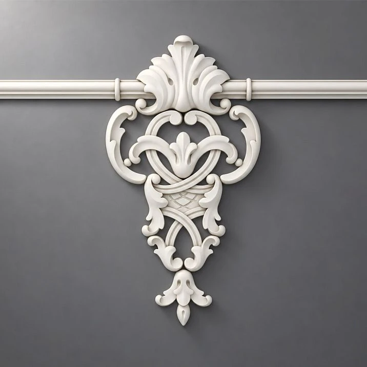 CPU-10-1 decor set from the Verona collection for creating a wall frame in a classic interior.