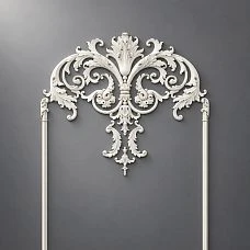 Lower part of the CPU-11-1 wall decor with decorative elements and moldings