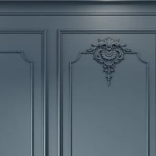 Stucco decor set CPU-12-1 Petersburg in composition with wall moldings