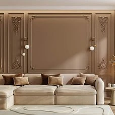 Upper decorative element of the CPU-13-1 Peterhof stucco decor set