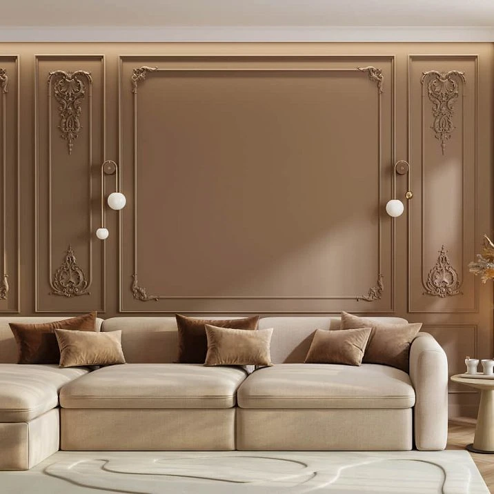 Upper decorative element of the CPU-13-1 Peterhof stucco decor set