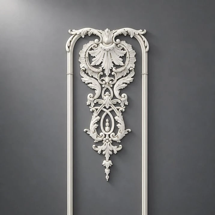 Lower decorative element of the stucco decor set CPU-13-1 Peterhof