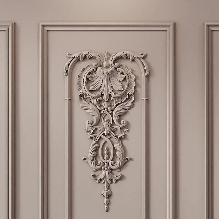 Lower decorative element of the stucco decor set CPU-13-1 Peterhof