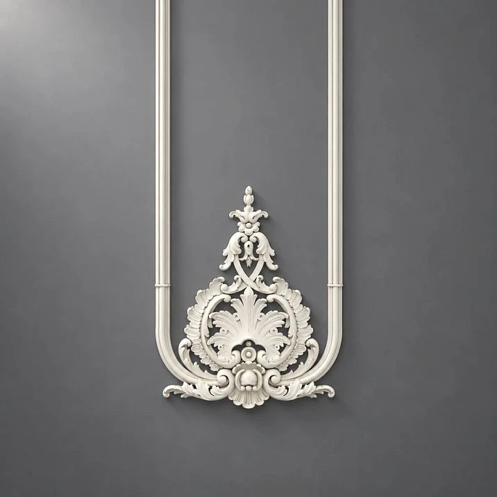 Set of stucco decor CPU-13-1 Peterhof in a composition with wall moldings