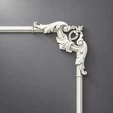 Set of stucco decor CPU-13-2 Peterhof in a living room interior