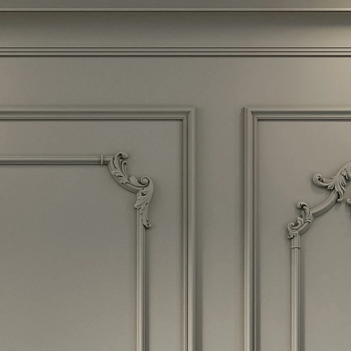 Stucco decor set CPU-14-2 Tsarskoye Selo in the hallway interior with a console
