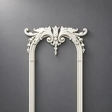 Lower decorative element of the stucco decor set CPU-15-1 Pavlovsk