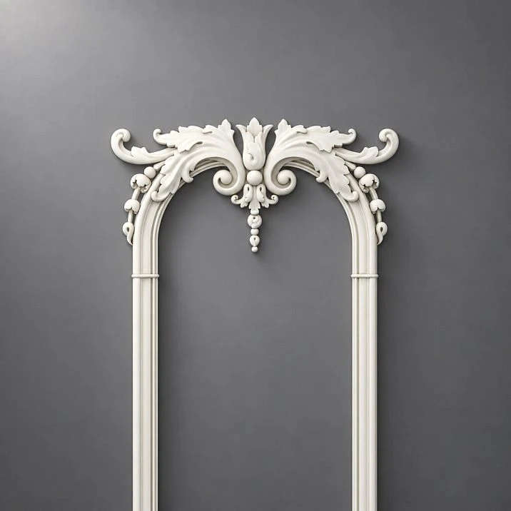 Lower decorative element of the stucco decor set CPU-15-1 Pavlovsk