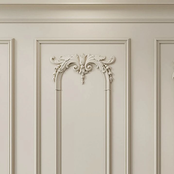 Stucco decor set CPU-15-1 Pavlovsk in a composition with wall moldings