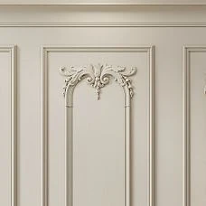 Stucco decor set CPU-15-1 Pavlovsk in a composition with wall moldings