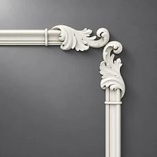 Connecting decorative element of the CPU-15-2 stucco decor set