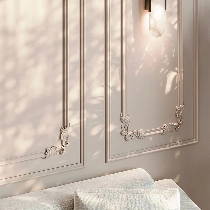 Buy wall decor CPU-1-4 &mdash; set with left and right mirror trims for symmetrical panels, doors and mirrors
