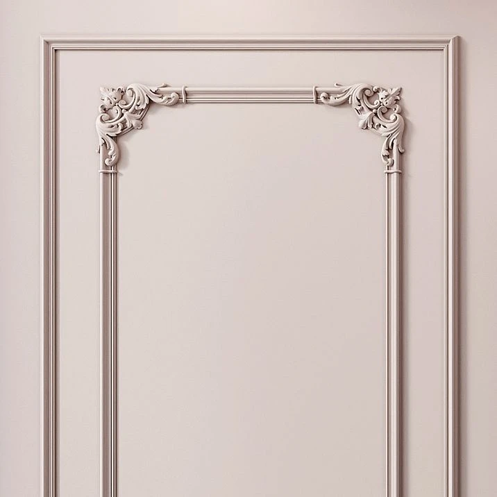 CPU-1-5 stucco decoration kit in the interior &mdash; wall design with moldings and stucco decor