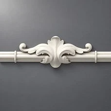 Decorative element NPU-400.1 as part of the CPU-2-1 decorative molding kit, close-up