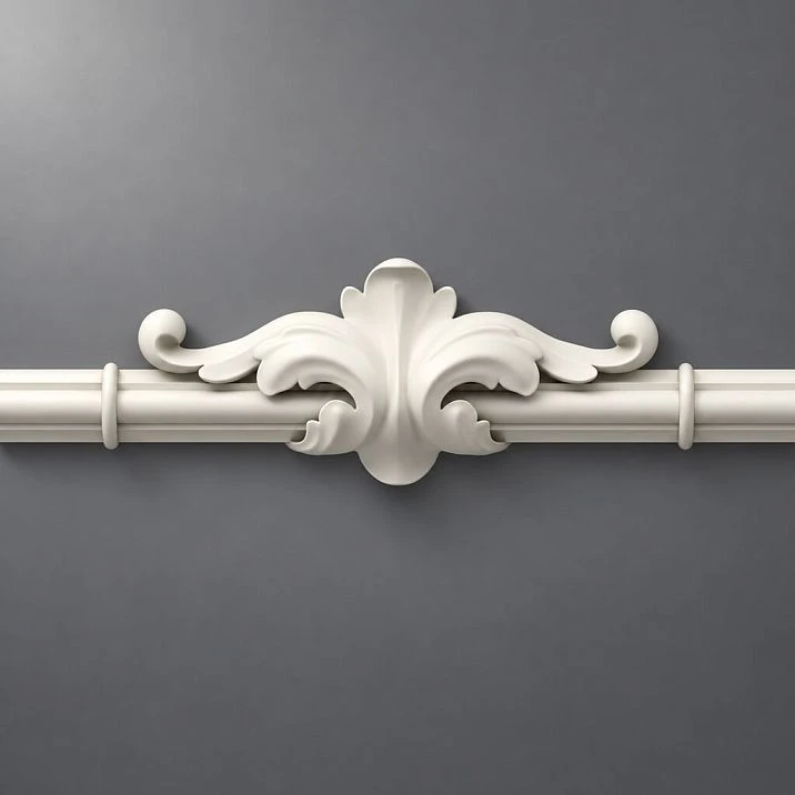 Decorative element NPU-400.1 as part of the CPU-2-1 decorative molding kit, close-up