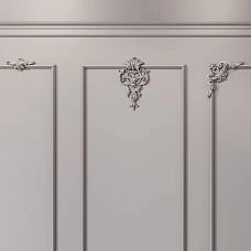 CPU-2-2 stucco decor set in the interior, decorative wall design with moldings and ornament