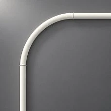 CPU-3-1 Decorative Molding Kit &mdash; close-up of a rounded corner, joint, and profile of a paintable polyurethane frame