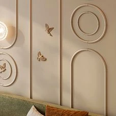 CPU-3-6 polyurethane wall stucco &mdash; a ready-made solution from the Japandi collection with functional elements for calm modern spaces