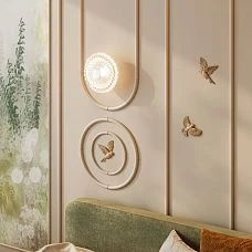 CPU-3-6 polyurethane wall stucco decor kit from the Japandi collection with minimalist corner elements and moldings for Japanese style