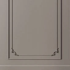 Stucco decor set CPU-4-1 in the interior, upper part of the panel