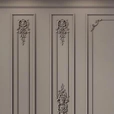 Central stucco decor CPU-4-5 in interior close-up