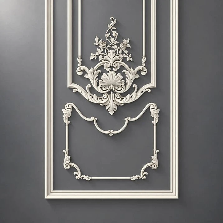 Molded decor CPU‑5‑4 for elegant interior framing in the Versal style.