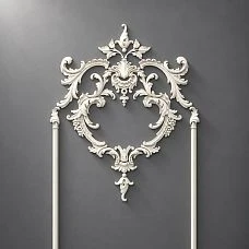Composition CPU-7-1 with MDF moldings and polyurethane stucco