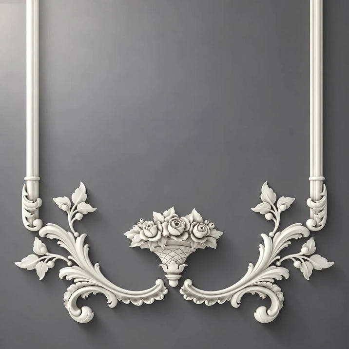 Set CPU‑8‑2 Summer Garden for classic interior decor with a plant motif.