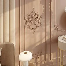 Stucco decor CPU‑8‑2 made of polyurethane for stylish wall, niche, and partition decoration.
