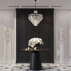 Decorative frame CPU-9-1 made of MDF molding and polyurethane stucco