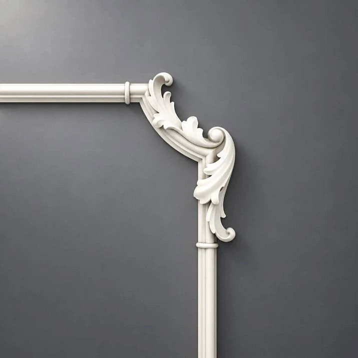 CPU-9-1 set for neoclassical interior with moldings