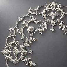 Polyurethane decor CPU-066 for wall molding and ceiling decoration in classical style schematic