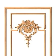 Wooden decor set C-001-2-1 close-up
