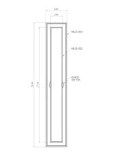 Wooden decoration set C-001-2-2 schematic