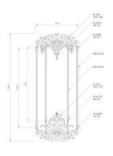 C-008-1 wooden decor set schematic