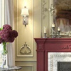 Interior photo of Decoration Set C-032 with decor on the wall