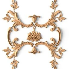 Wooden decor set C-048 - close-up photo