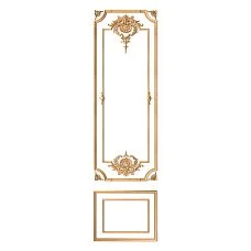 Wooden Decor Set C-001-1 with Carved Ornament