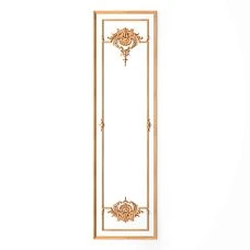 Wooden decor set C-001-2-1 with carved ornament for decorating walls, ceilings, doors
