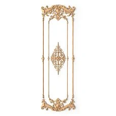 C-004-1-1 wooden decor set on a white background