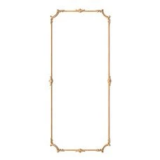 Wooden decor set C-004-1-2 with geometric ornament