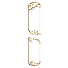 C-010-1-1L wooden decor set on a white background