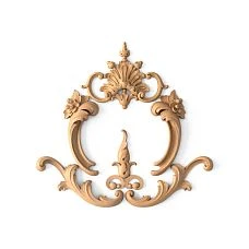 Wooden Decor Set C-030 with floral ornament