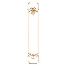 Carved wooden appliqu&eacute;s for decorating doors and walls &ndash; set C.VRS-061.