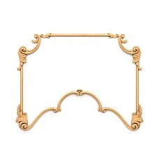 N.VRS-003 decor set &ndash; carved appliqu&eacute;s for decorating furniture and interiors.