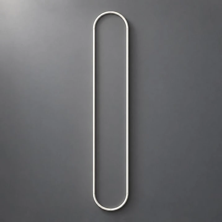 Wall molding decor kit CPU-3-2 made of polyurethane &mdash; narrow arched frame, elongated form, front view 2300&times;408