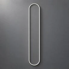 Wall molding decor kit CPU-3-2 made of polyurethane &mdash; narrow arched frame, elongated form, front view 2300&times;408
