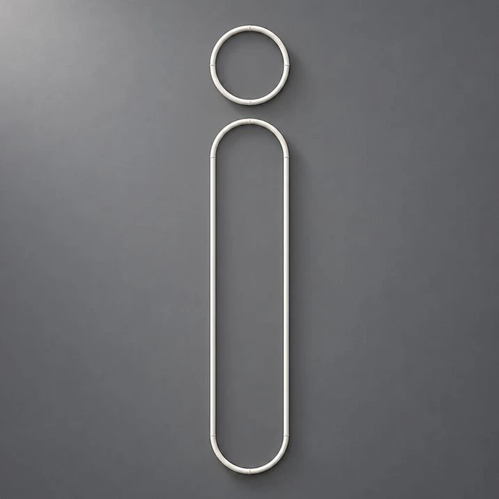 Wall molding decor kit CPU-3-5 made of polyurethane &mdash; separate round frame and elongated arched frame, front view